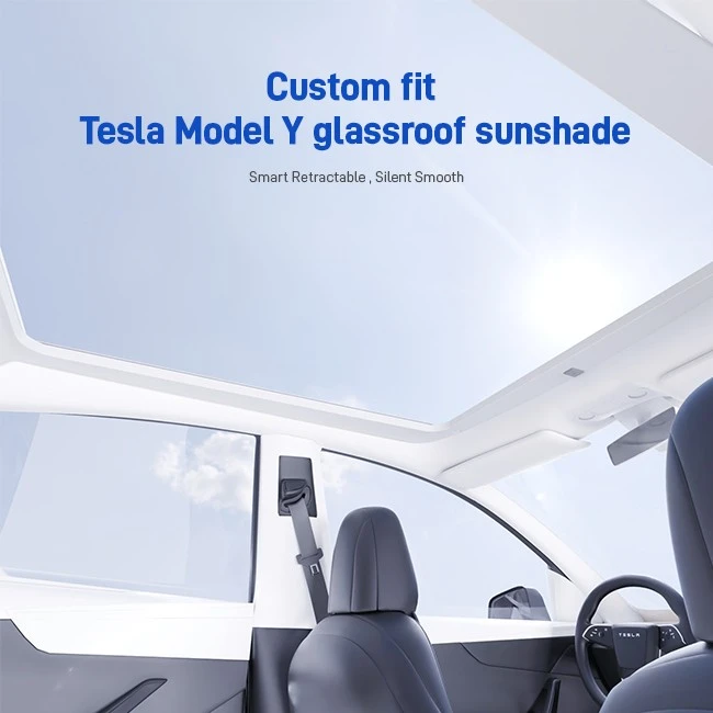 One-touch Electric Sunshade For Tesla Model Y factory